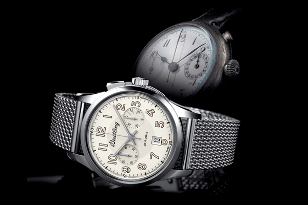 百年灵致敬伟大发明100周年    Breitling 推出全新越洋1915计时腕表