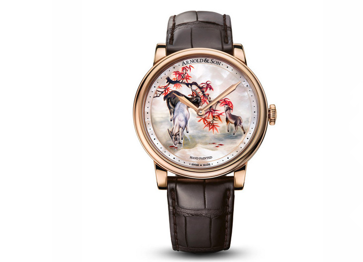水墨巧绘 吉「羊」时刻    Arnold & Son 推出中国羊年限量版腕表