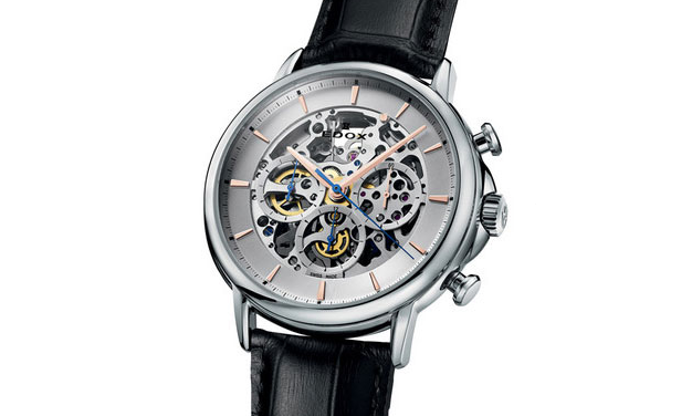 匠心镂空 一窥时光的秘密   EDOX 全新匠心镂空自动限量腕表 依度表 自动限量腕表 镂空 EDOX 新表预览  第1张