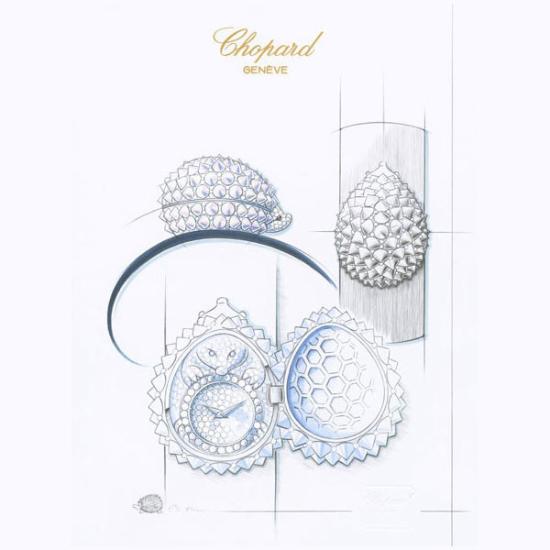 Chopard 全新动物世界系列刺猬腕表 刺猬腕表 动物世界系列 萧邦 Chopard 新表预览  第3张