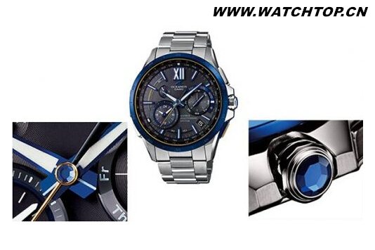 卡西欧OCEANUS系列新款手表采用京瓷再结晶蓝宝石