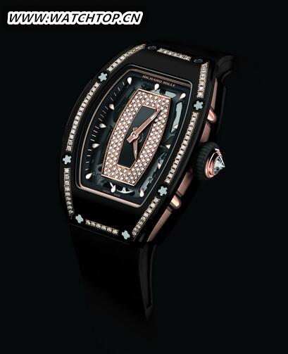 情趣优雅：RICHARD MILLE RM07 01黑色纳米陶瓷镶钻腕表 优雅 情趣 RICHARD MILLE 珠宝 腕表 新表预览  第2张