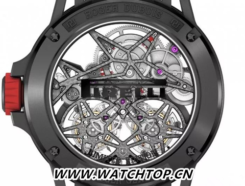 ROGER DUBUIS 罗杰杜彼Excalibur Spider Pirelli双飞行陀飞轮 腕表 罗杰杜比 行业资讯  第3张