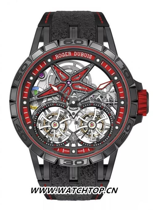 ROGER DUBUIS 罗杰杜彼Excalibur Spider Pirelli双飞行陀飞轮 腕表 罗杰杜比 行业资讯  第4张