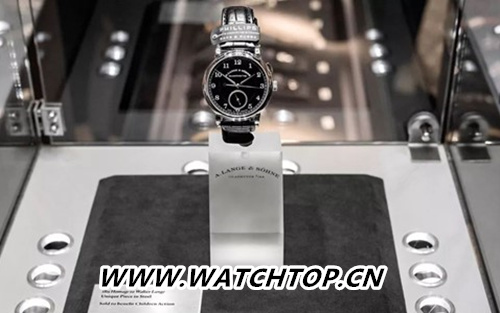 破自己拍卖纪录：1815 “Homage to Walter Lange”不锈钢款 腕表 朗格 行业资讯  第5张